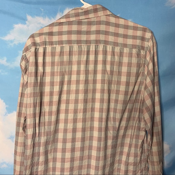 Hyden Yoo- Red & Black Plaid Gray Button Up XLarge - Picture 7 of 11